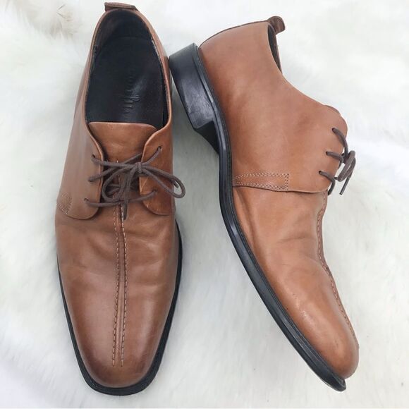 Cole Haan Brown Leather Oxford Lace Up Dress Shoes main image 14